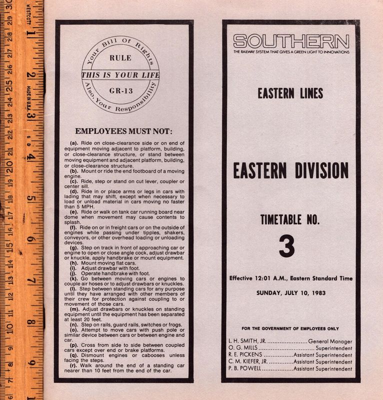 Southern Eastern Division 1983