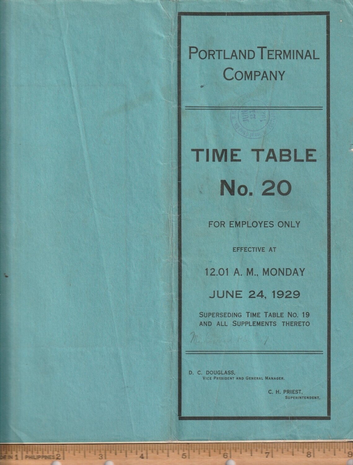 Portland Terminal Company (Maine) 1929