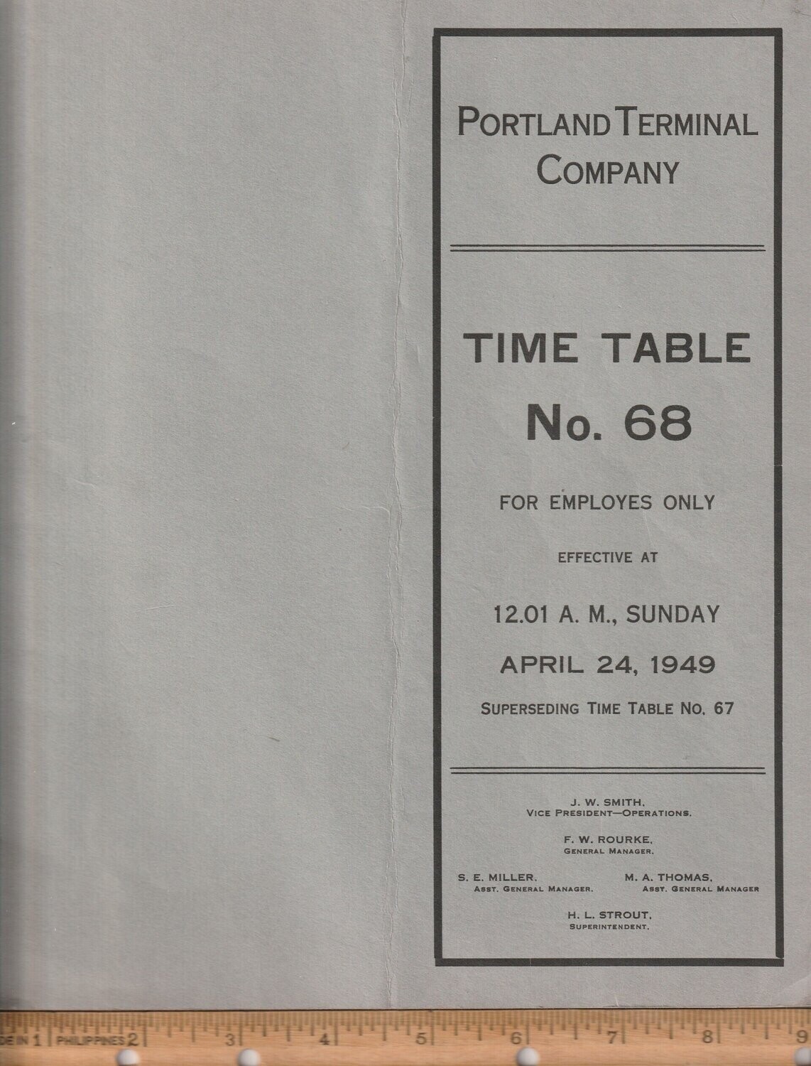 Portland Terminal Company (Maine) 1949