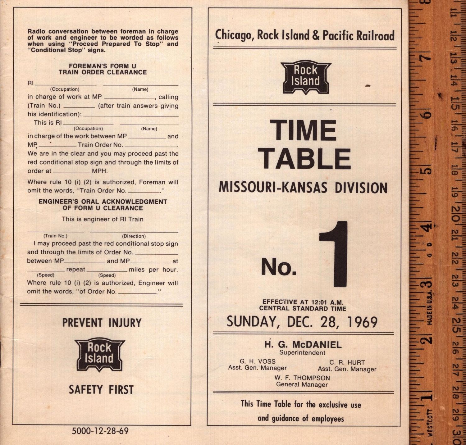 Rock Island Missouri-Kansas Division 1969