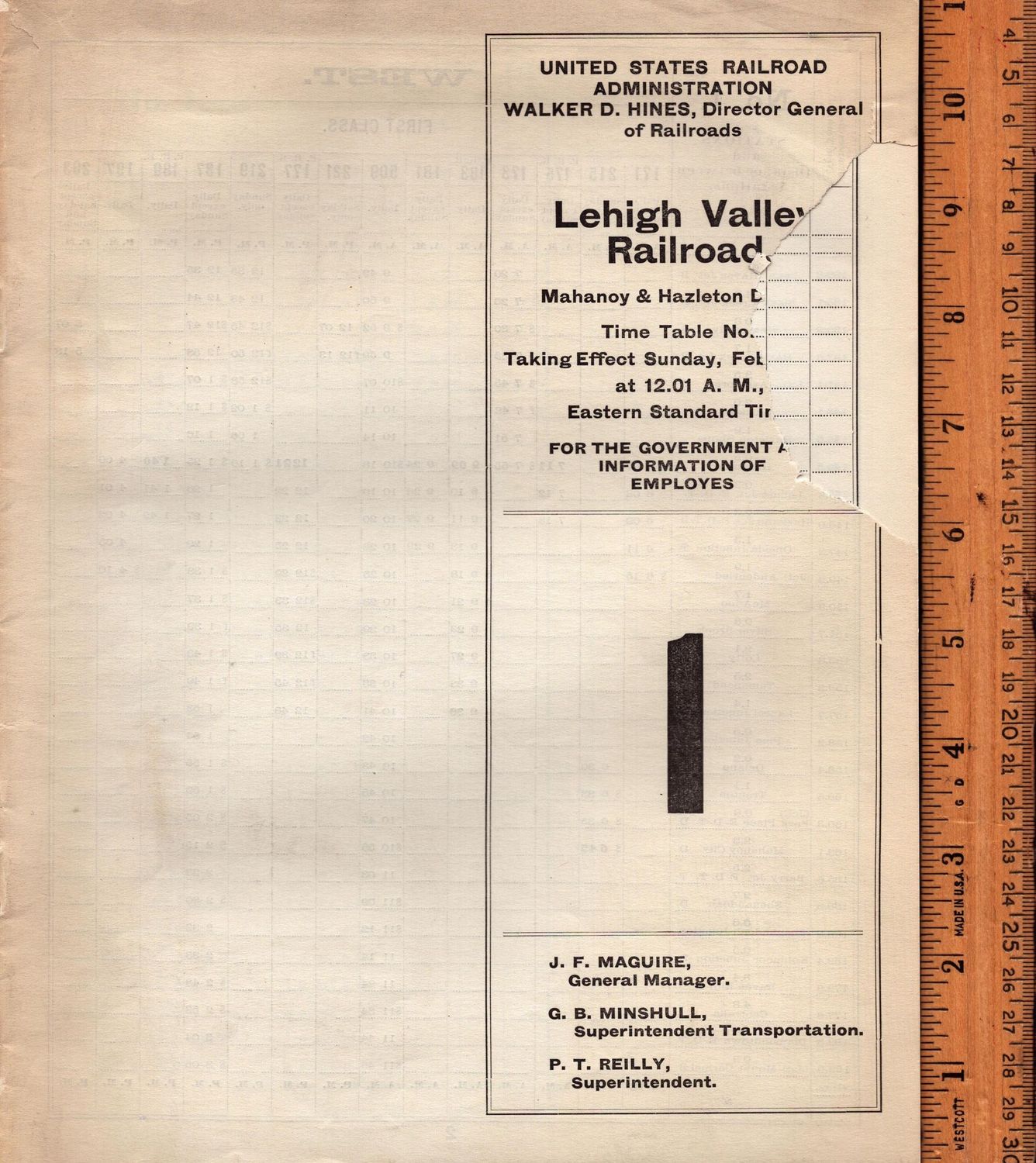 Lehigh Valley Mahanoy & Hazelton 1919?