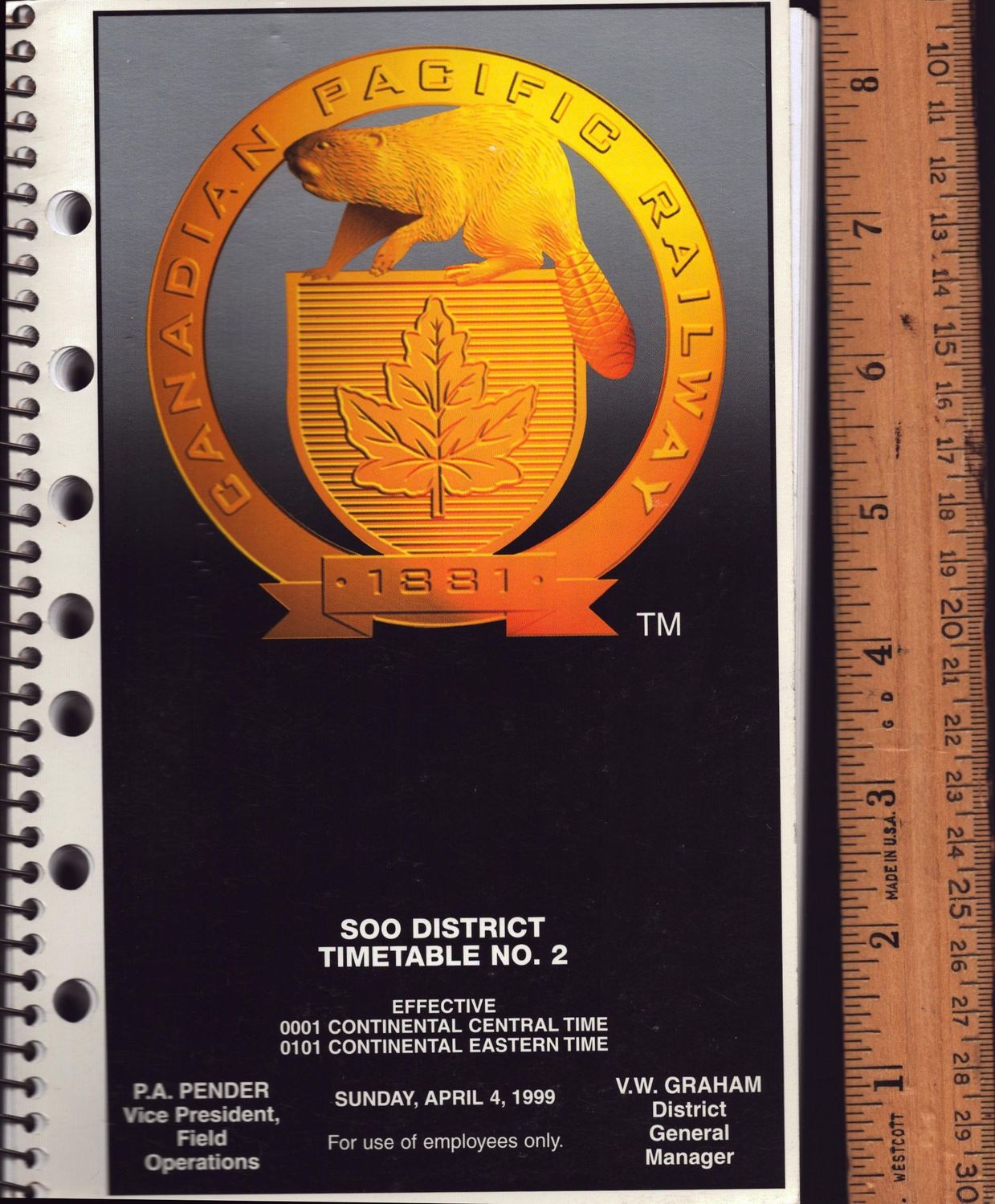 Canadian Pacific Soo District 1999