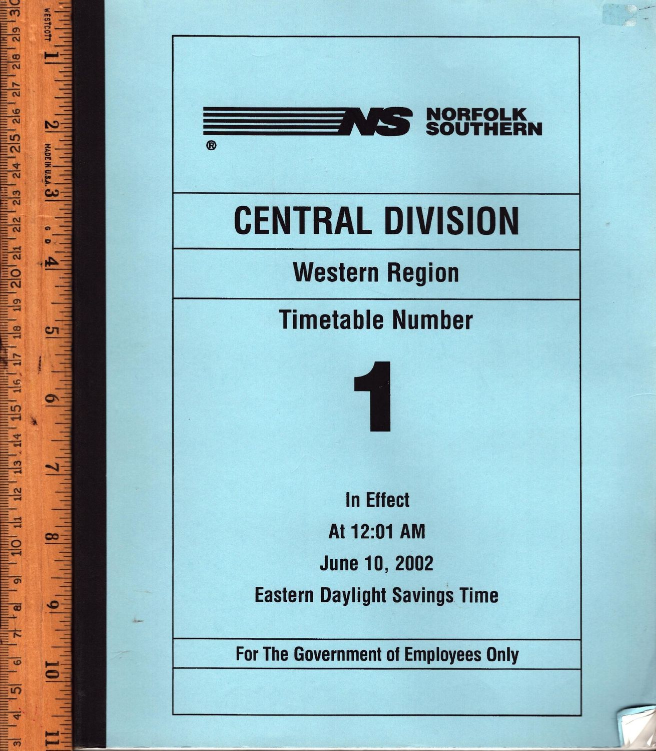 Norfolk Southern Central Division 2002