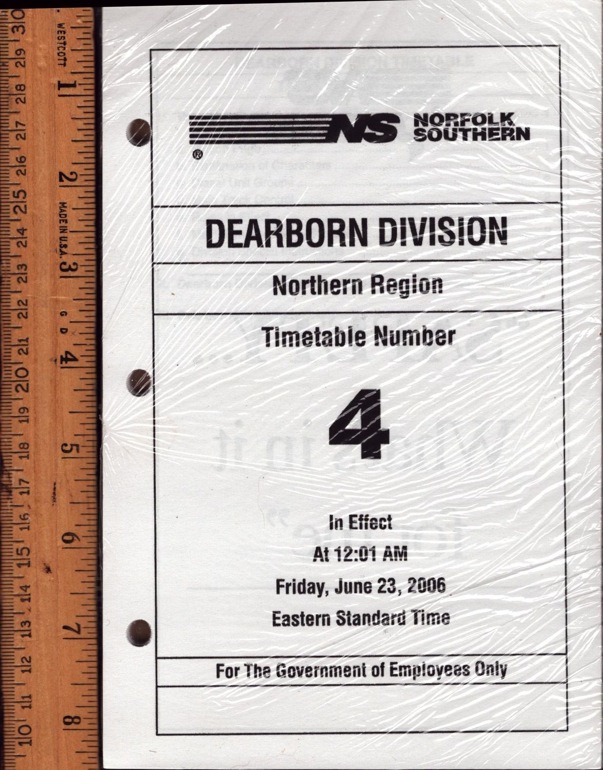 Norfolk Southern Dearborn Division 2006