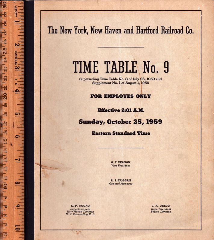 New Haven Railroad 1959