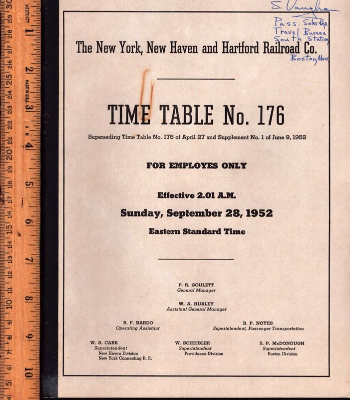 New Haven Railroad 1952