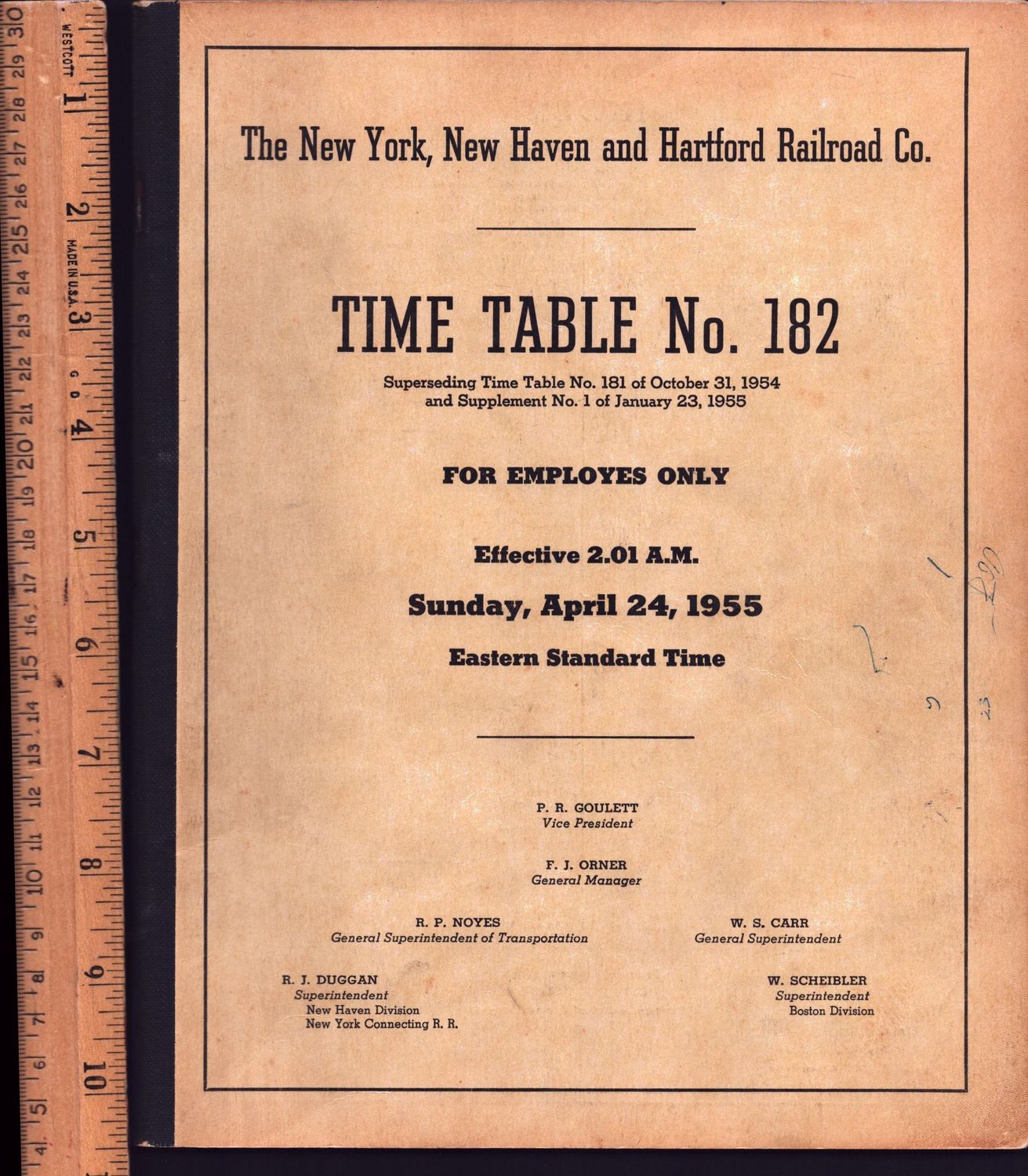 New Haven Railroad 1955