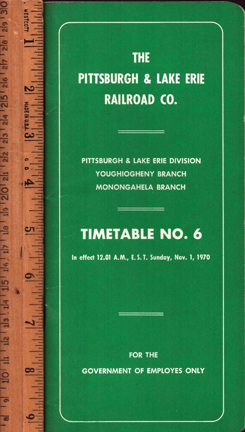 Pittsburgh & Lake Erie Railroad 1970