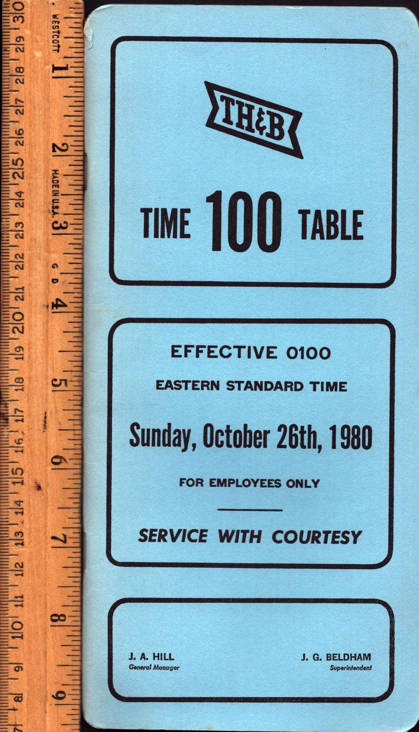 Toronto, Hamilton & Buffalo Railway 1980