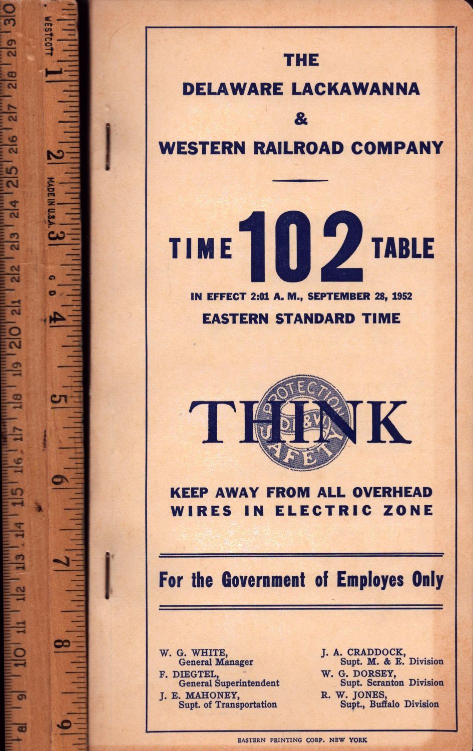 Delaware Lackawanna & Western Railroad 1952