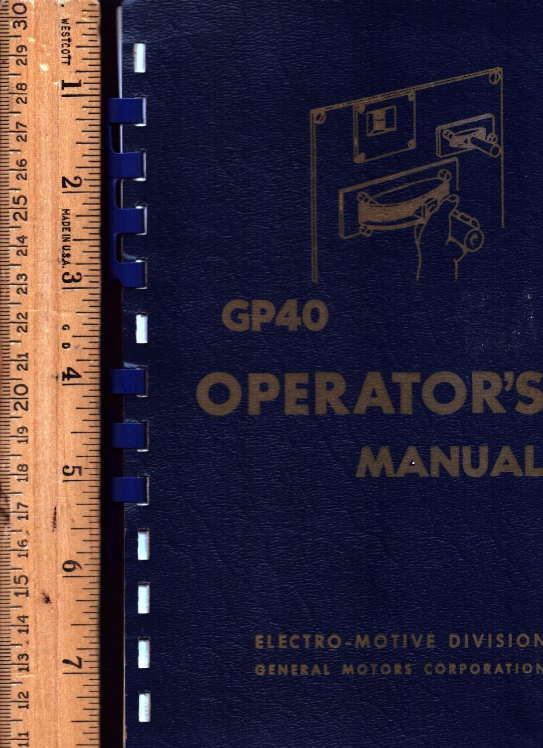 EMD GP40 Operator's Manual 1965