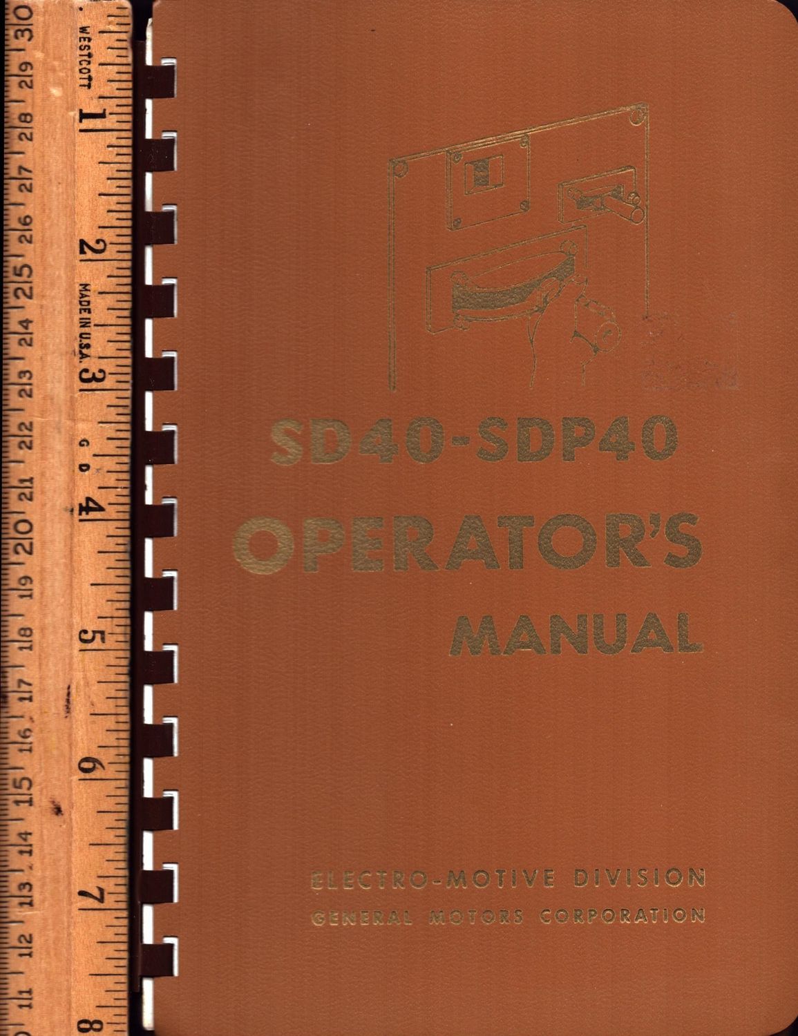 EMD SD40 - SDP40 Operator's Manual 1968