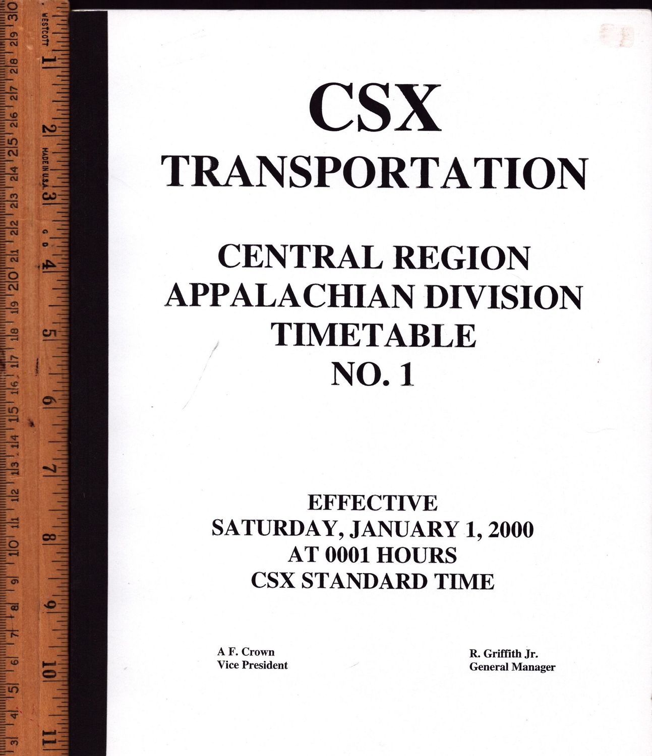 CSX Appalachian Division 2000