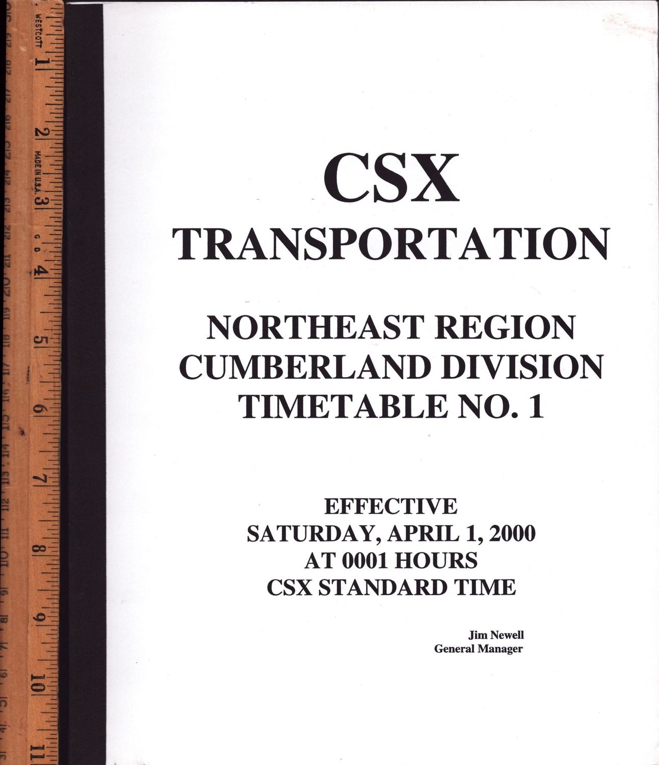 CSX Cumberland Division 2000