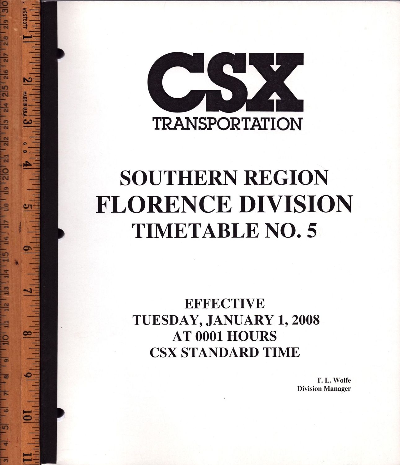 CSX Florence Division 2008