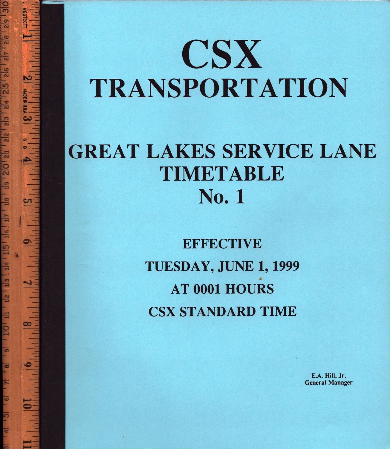 CSX Great Lakes Service Lane 1999