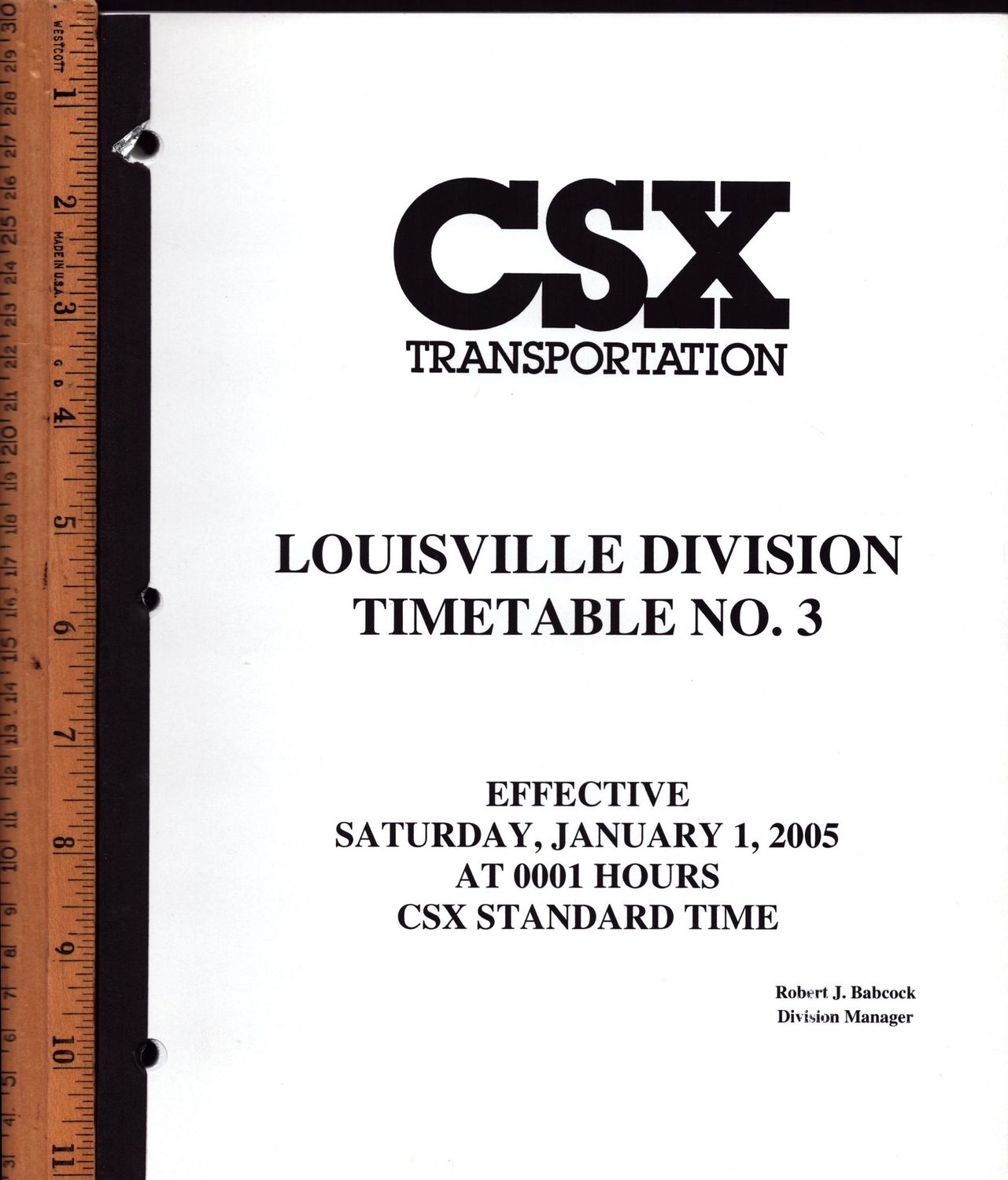 CSX Louisville Division 2005