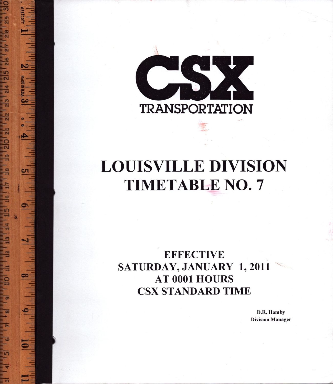 CSX Louisville Division 2011