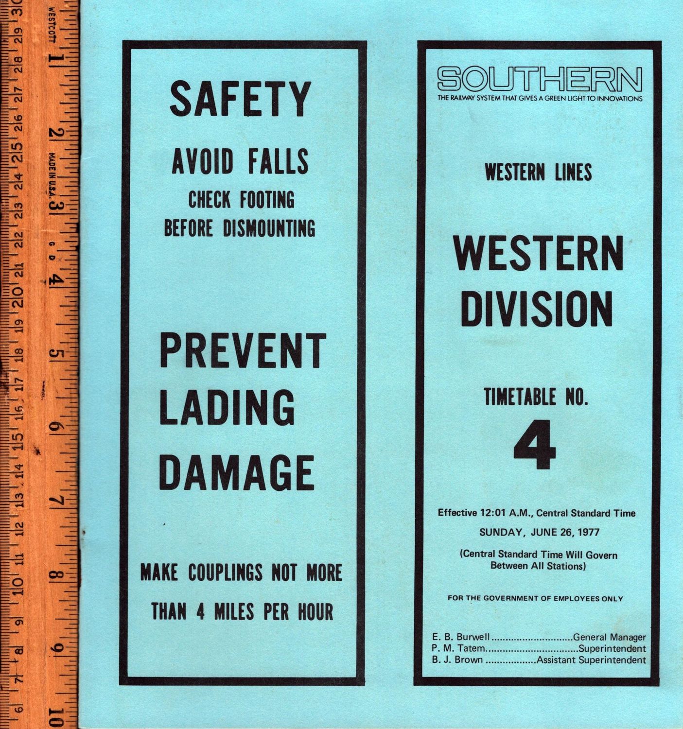 Southern Western Division 1977