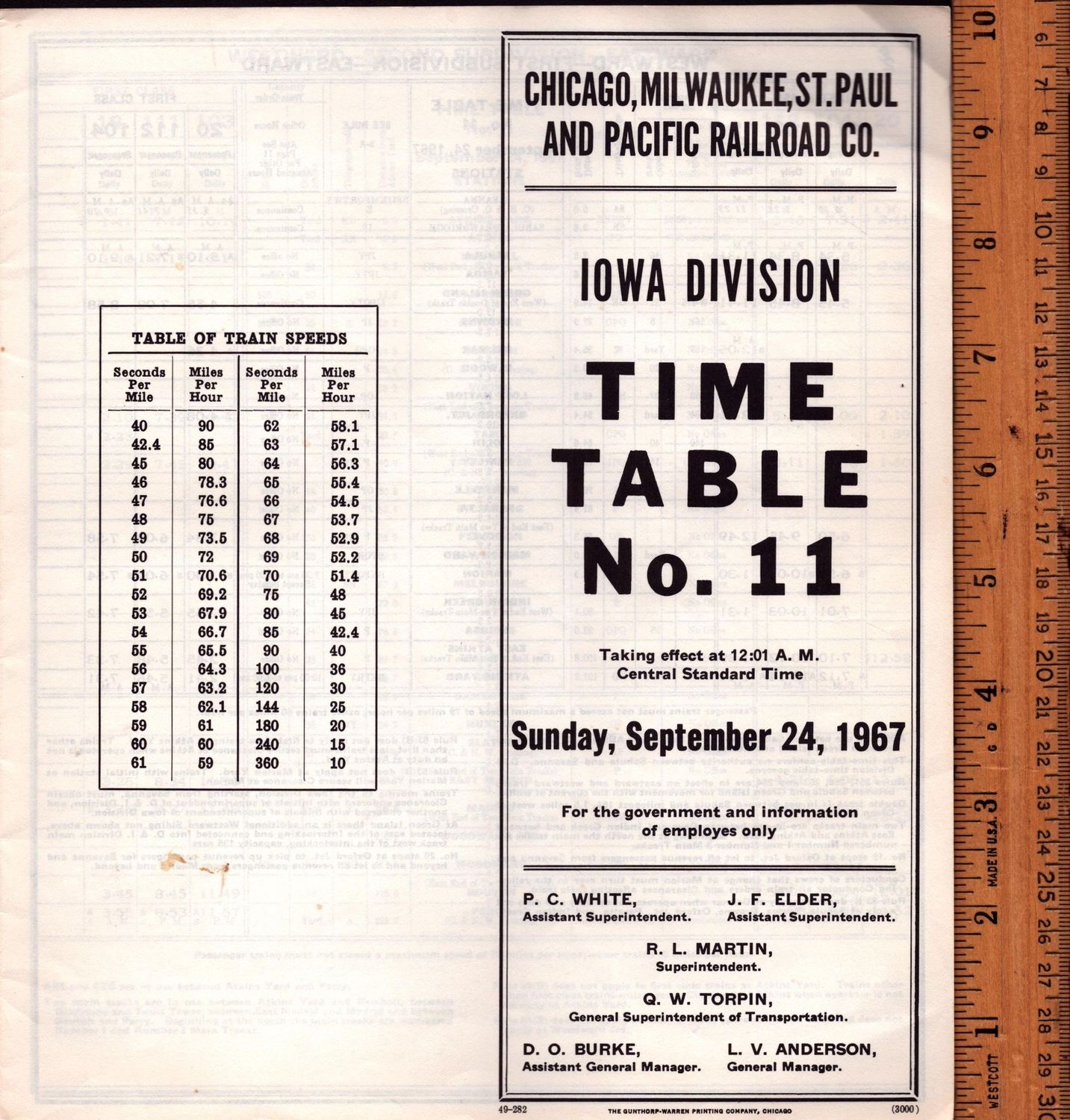 Milwaukee Road Iowa Division 1967