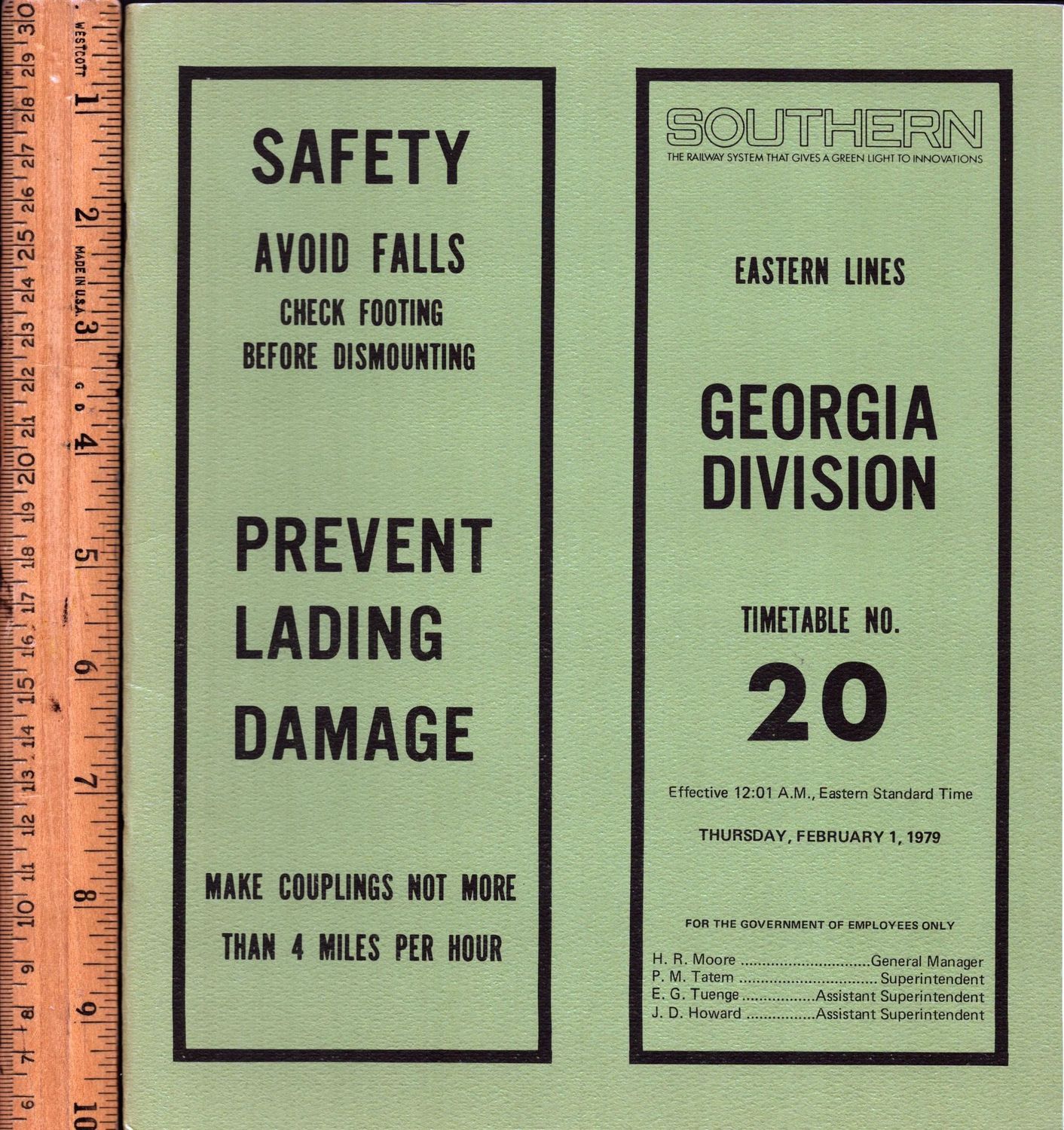 Southern Georgia Division 1979