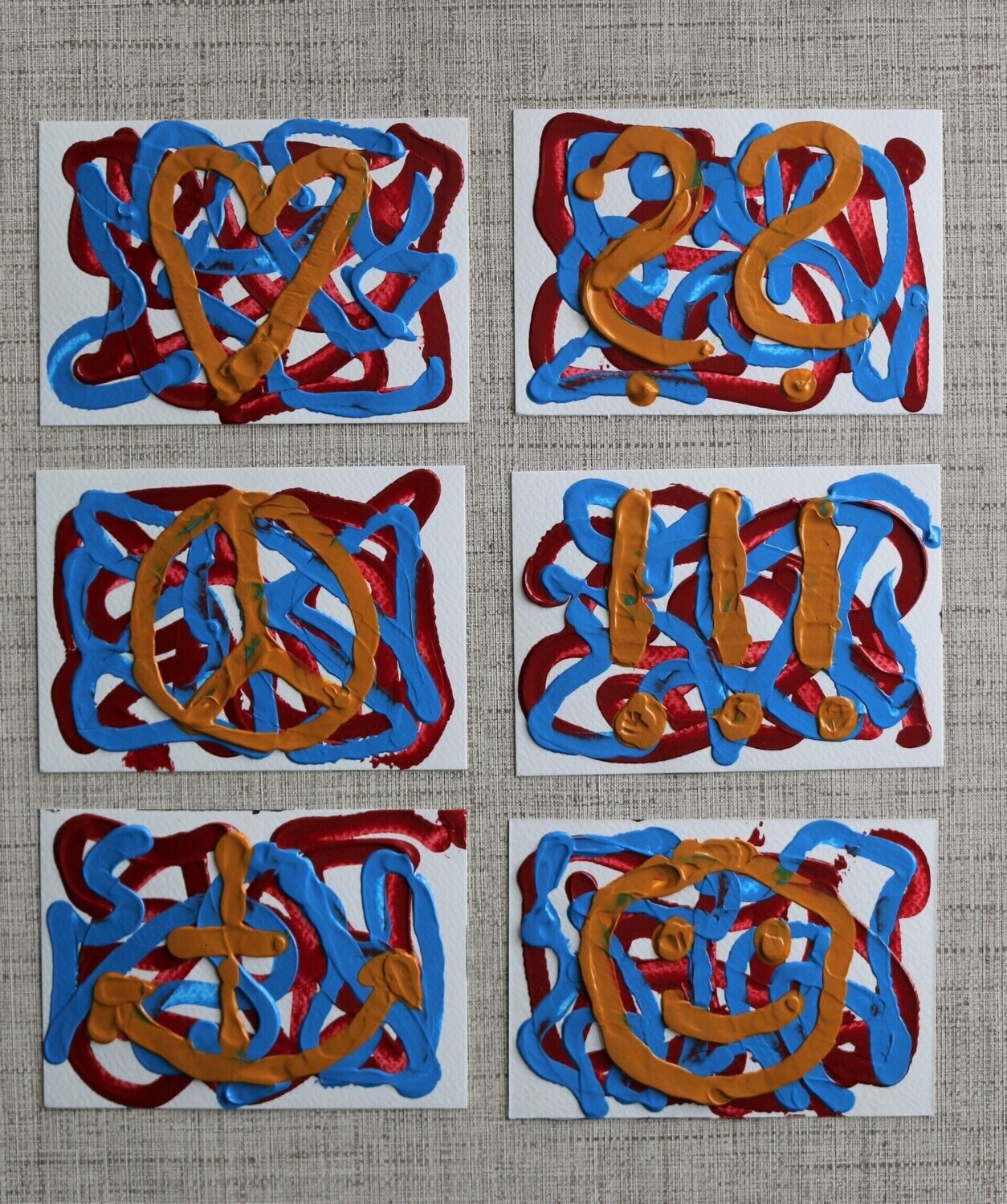Set mit 6 Postkarten Nr. 5 SIGNS