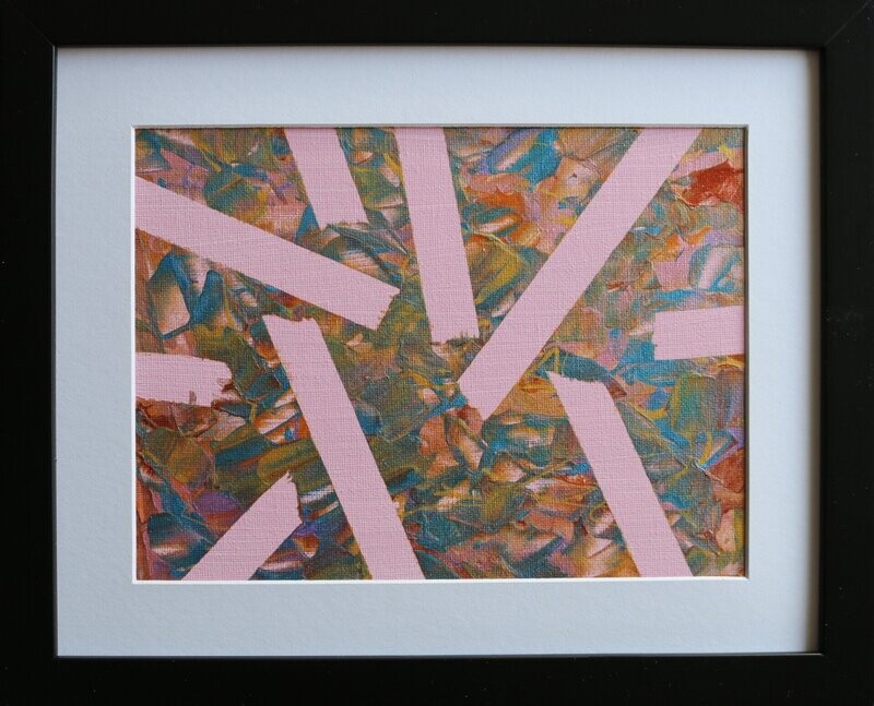 Geometrie Nr 1 (20x24cm) incl. Rahmung Geometrie Nr 1 (20x24cm) incl. Rahmung