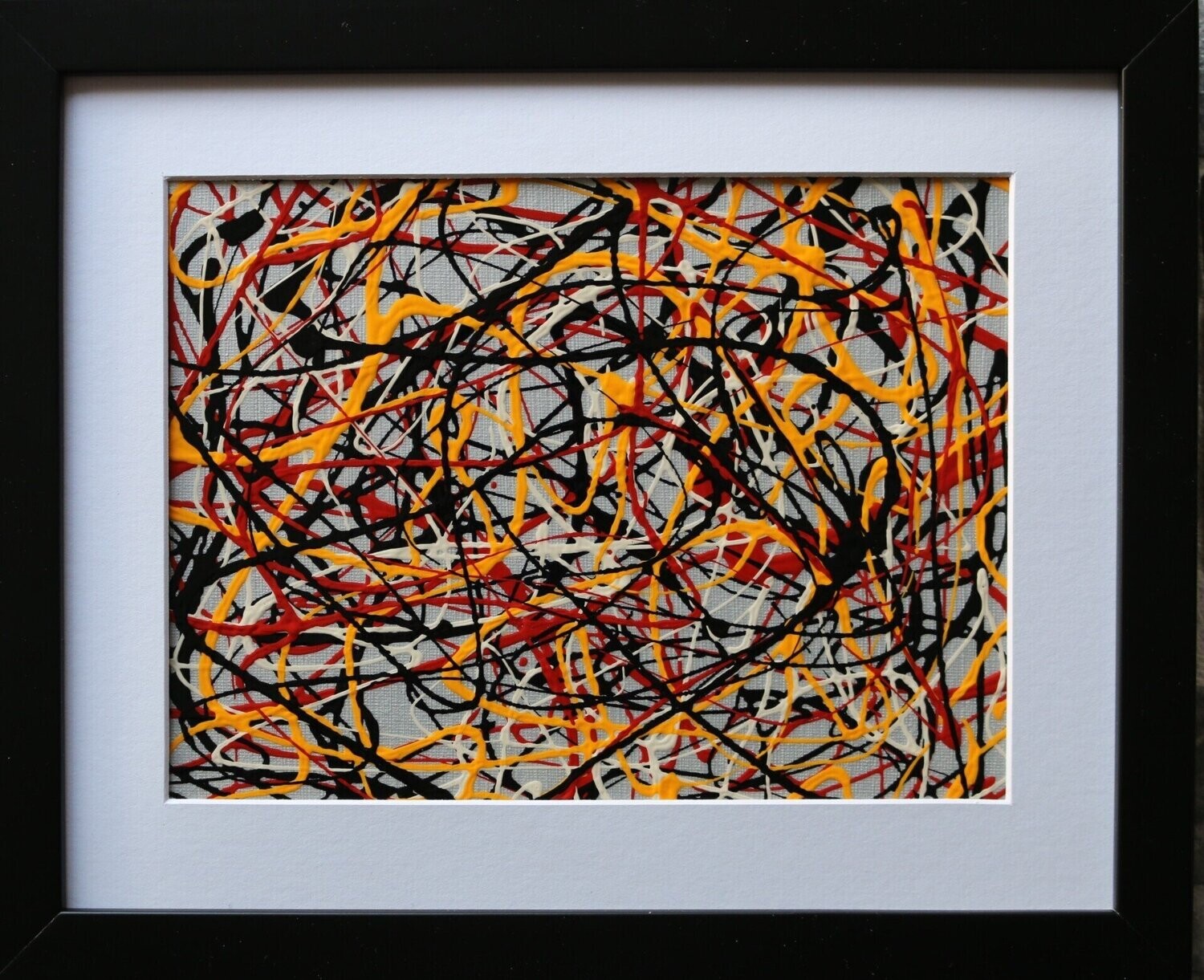 Action Nr 5 (20x24cm) incl Rahmung