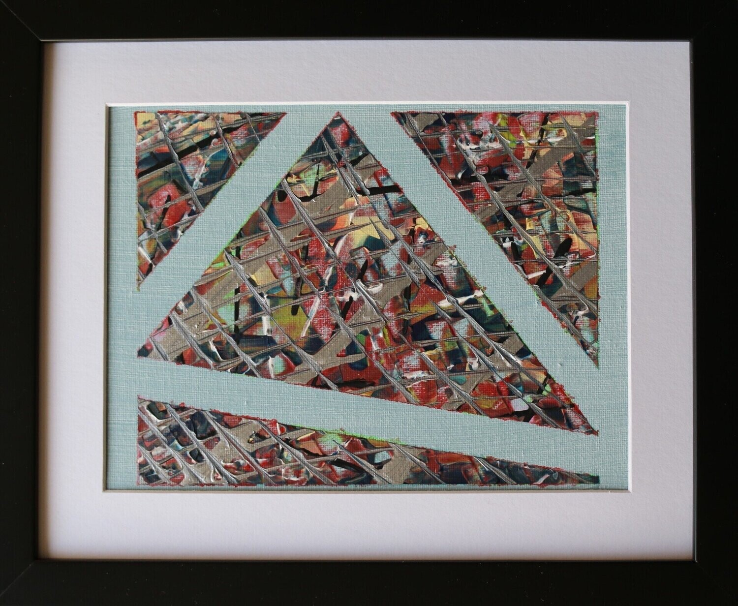 Geometrie Nr 8 (20x24cm) incl. Rahmung