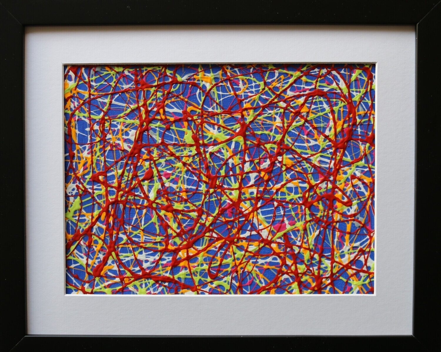 Action Nr 4 (20x24cm) incl Rahmung