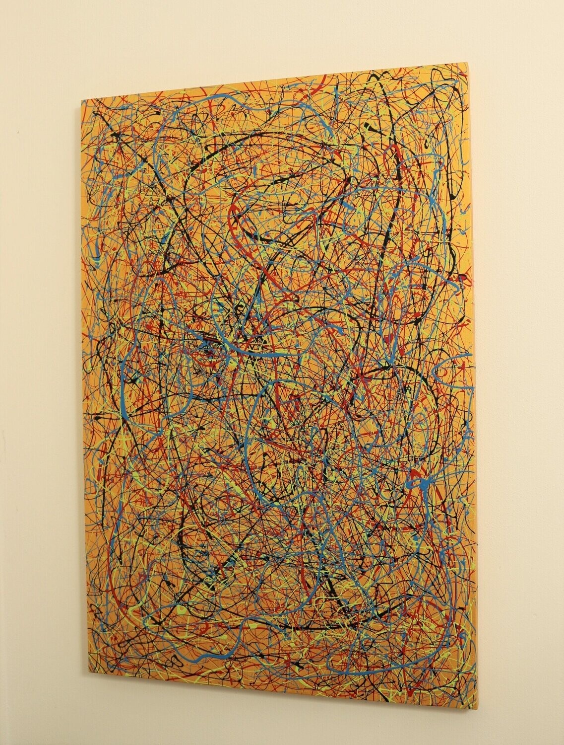 Action Nr. 2 (80x120 cm) on Golden Fields