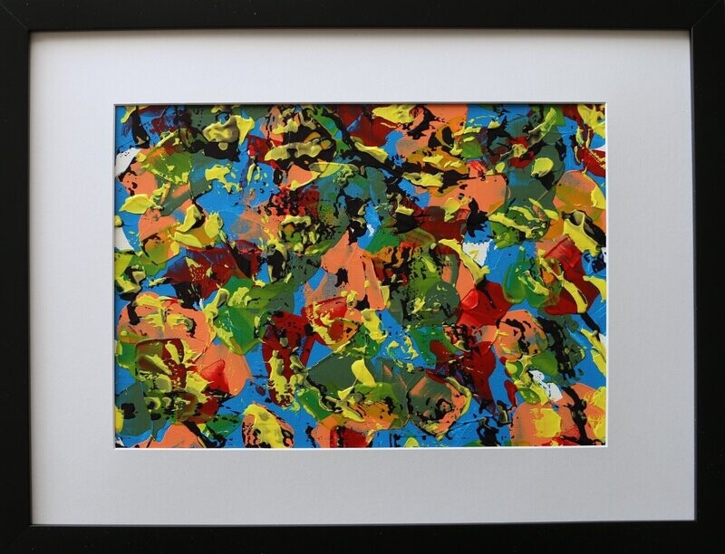 Colorfield Nr 12c (24x30 cm) incl Rahmung, 3/4