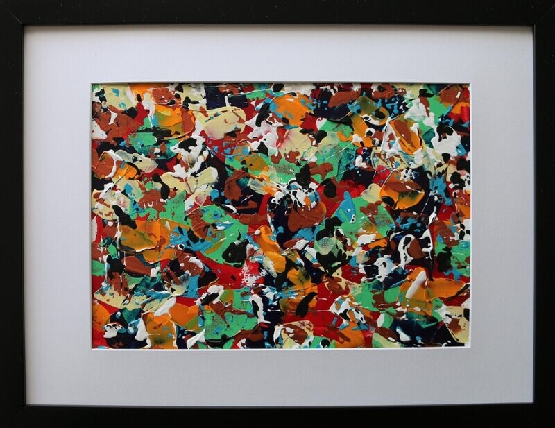 Colorfield Nr 10a (24x30 cm) incl Rahmung, 1/4