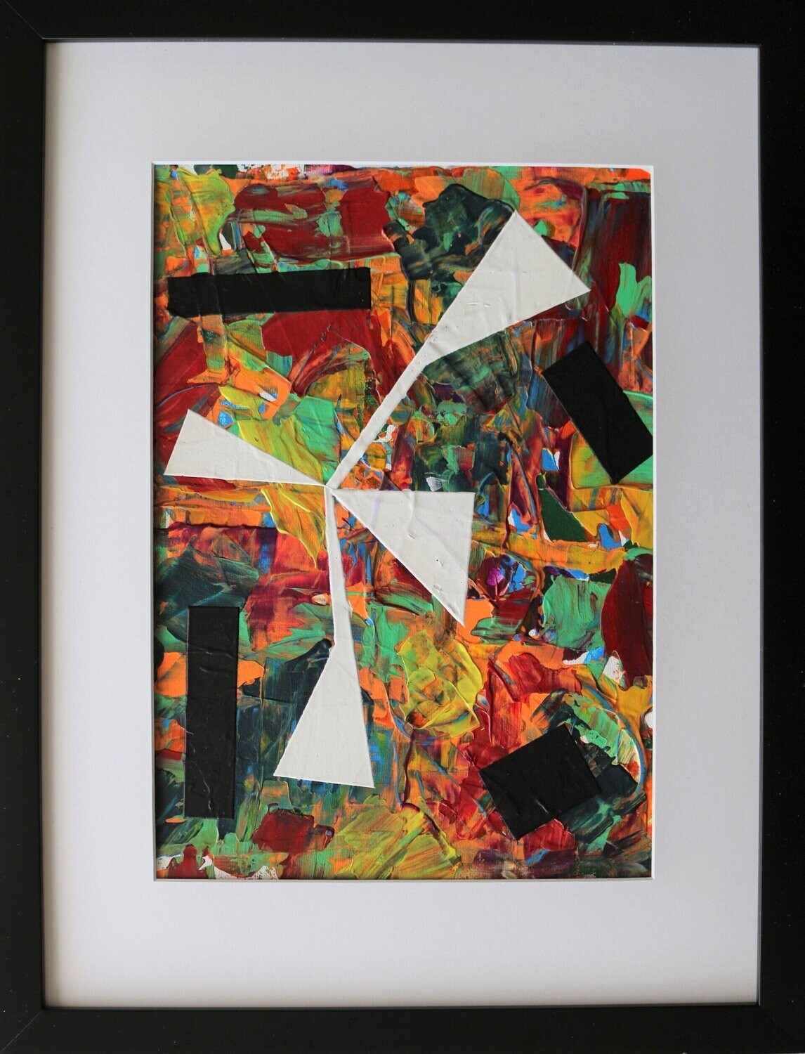 Geometrie Nr 10 (24x30 cm) incl Rahmung