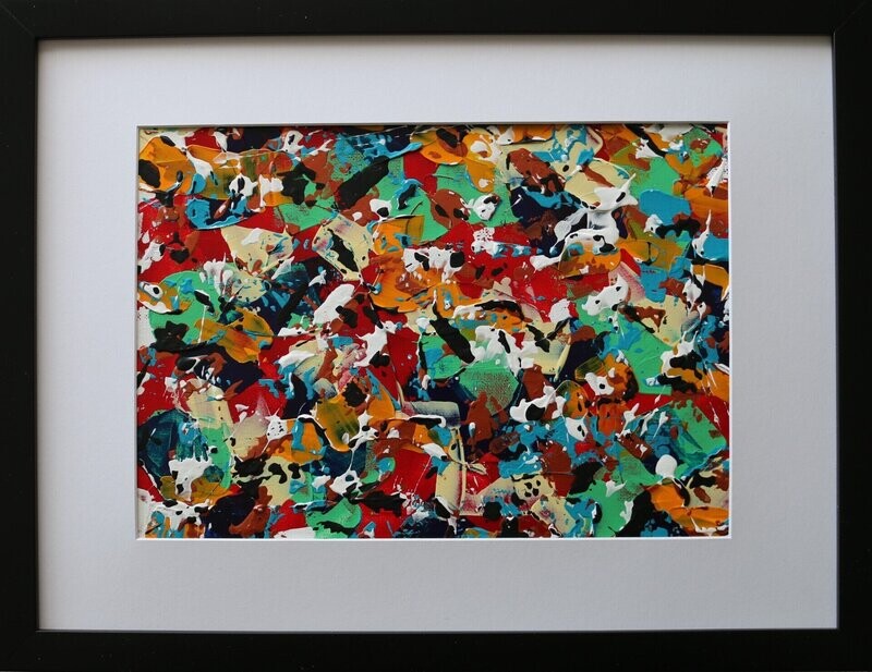 Colorfield Nr 10b (24x30 cm) incl Rahmung, 2/4