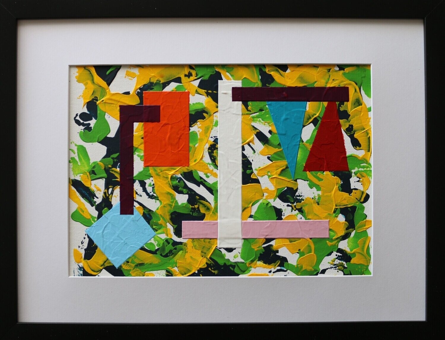 Geometrie Nr 11 (24x30 cm) incl Rahmung