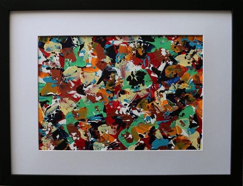 Colorfield Nr 10c (24x30 cm) incl Rahmung, 3/4