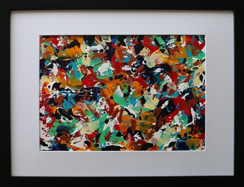 Colorfield Nr 10d (24x30 cm) incl Rahmung, 4/4