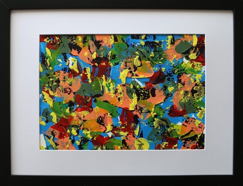 Colorfield Nr 12d (24x30 cm) incl Rahmung, 4/4