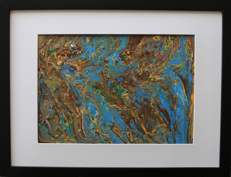 Colorfield Nr 17 (24x30 cm) incl Rahmung
