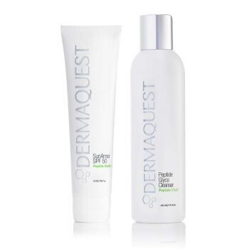 DermaQuest SunArmor SPF50 + Peptide Glyco Cleanser Duo