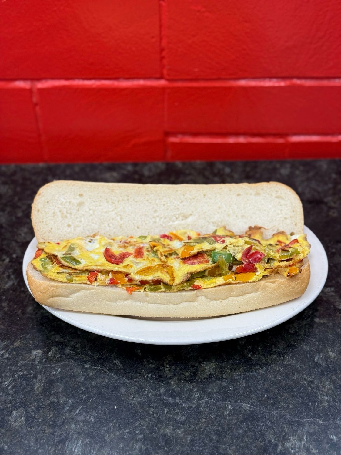 Peppers & Egg Wedge