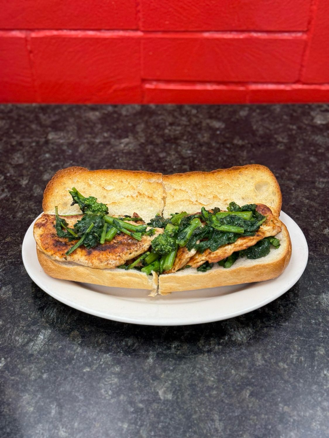 Grilled Chicken & Broccoli Rabe Wedge