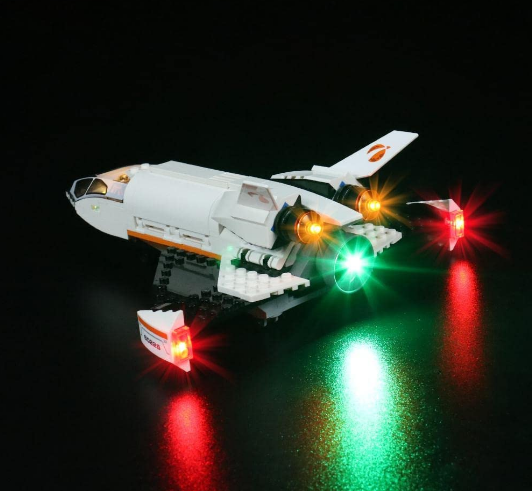 Lazishi Led Light Kit for Mars Research Shuttle,Lego Space Shuttle 60226 Building Toys Decoration Lights-No Model Included