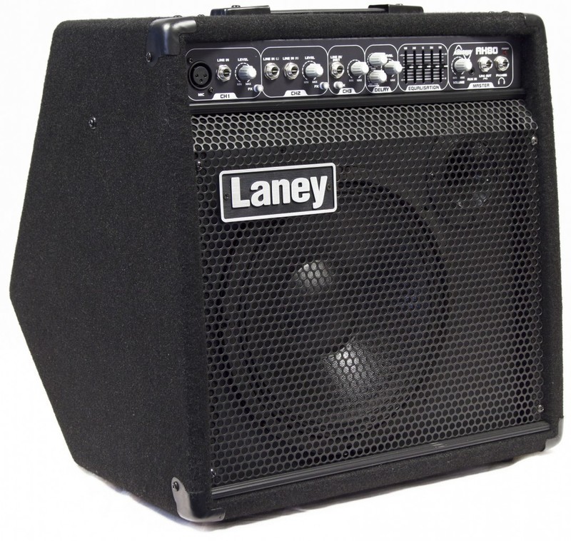 Laney Audiohub Combo AH80, 80-Watt, 1x10", 3-Channel Guitar/Keyboard Amp / Mixer