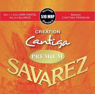 Savarez Cantiga Premium 510 MRP - Creation Series - Nylon E1 and B2, Carbon G3 - Outstanding Basses!