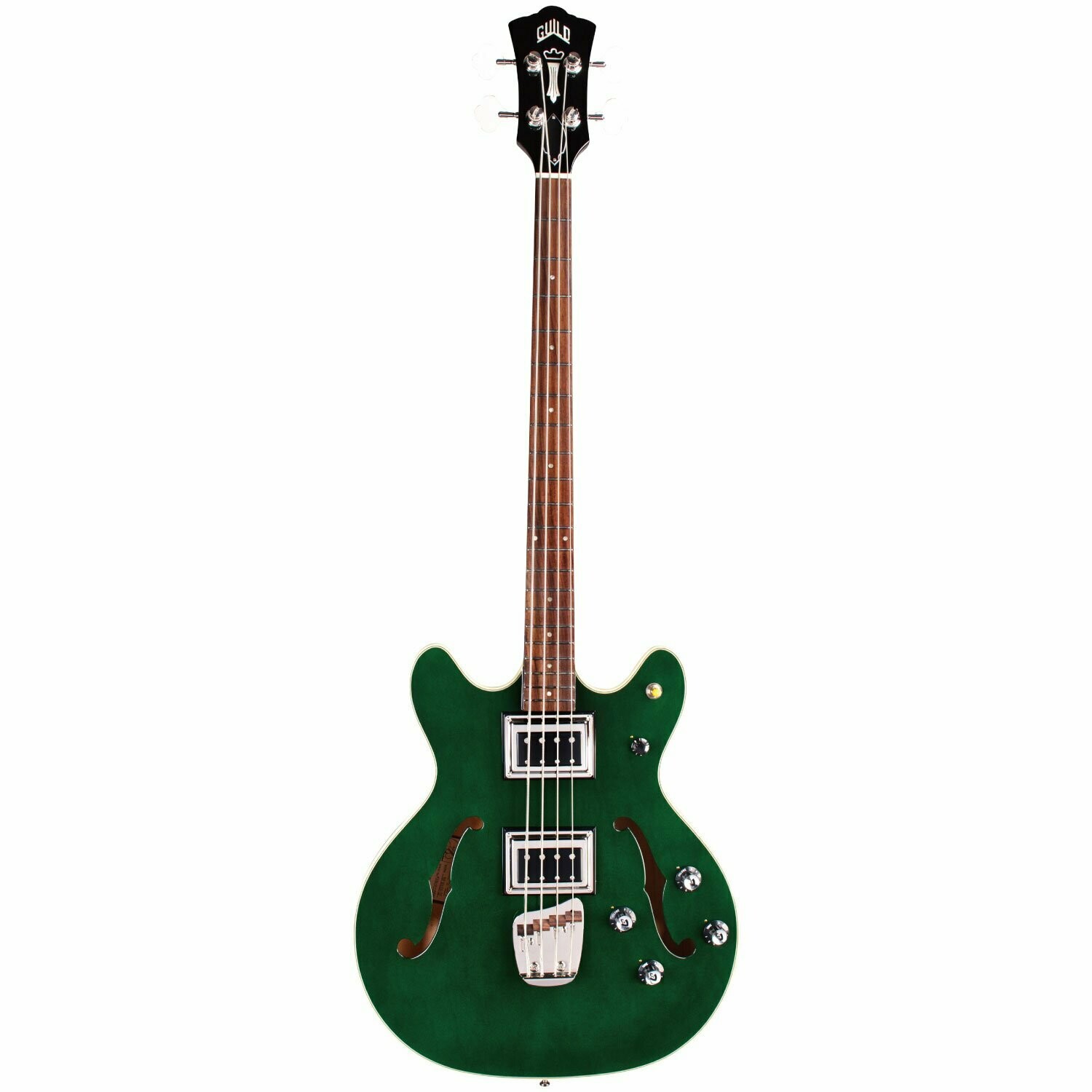 Guild Starfire II Bass - Emerald Green - Semi-Hollow Body - Dual Pickup  Electric Bass Guitar | CalidoGuitars.com