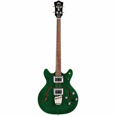 Guild Starfire II Bass - Emerald Green - Semi-Hollow Body - Dual Pickup Electric Bass Guitar