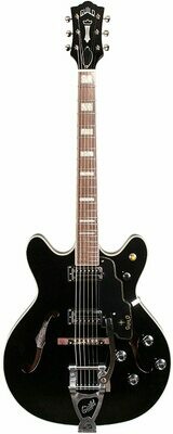 Guild Starfire V - Semi-Hollow Body Electric Guitar with Case (Black) Guild Starfire V - Semi-Hollow Body Electric Guitar with Case (Black)
