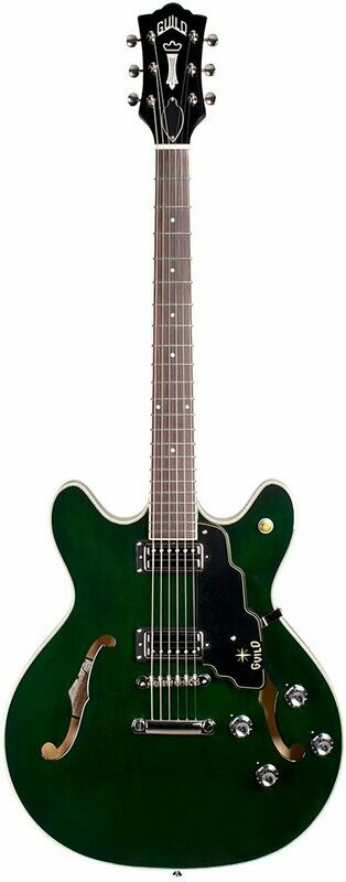 Guild Starfire IV ST - Maple Semi Hollow Body Electric Guitar (Emerald Green)